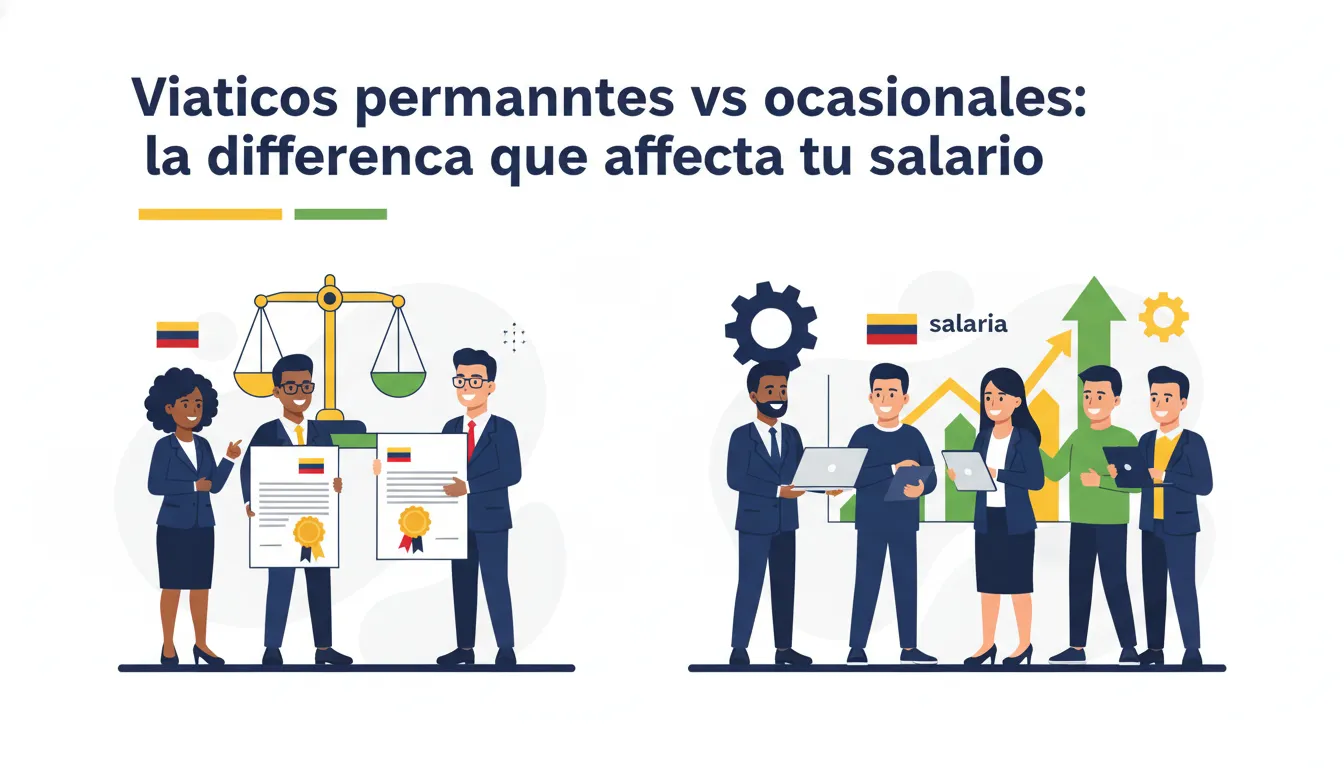 Viaticos Permanentes vs Ocasionales: La Diferencia que Afecta tu Salario